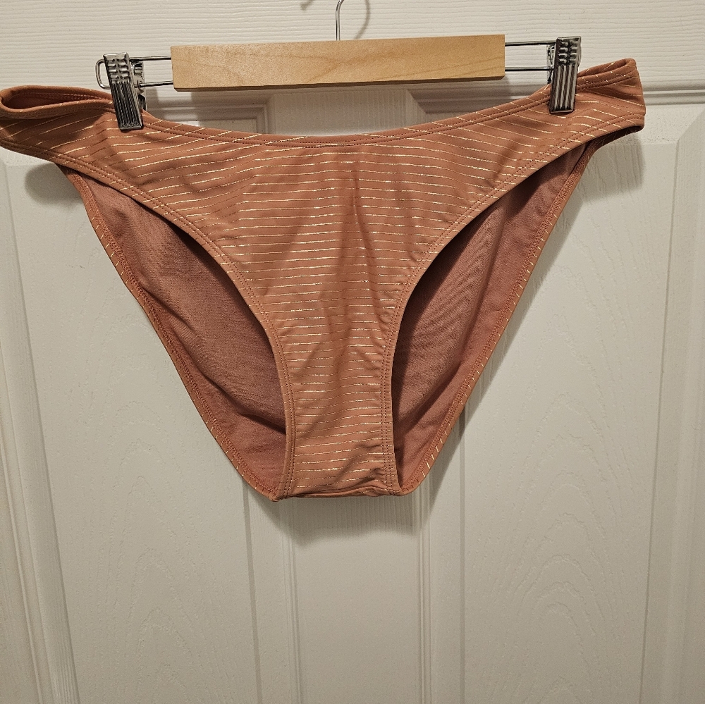 Orangish and gold bottoms